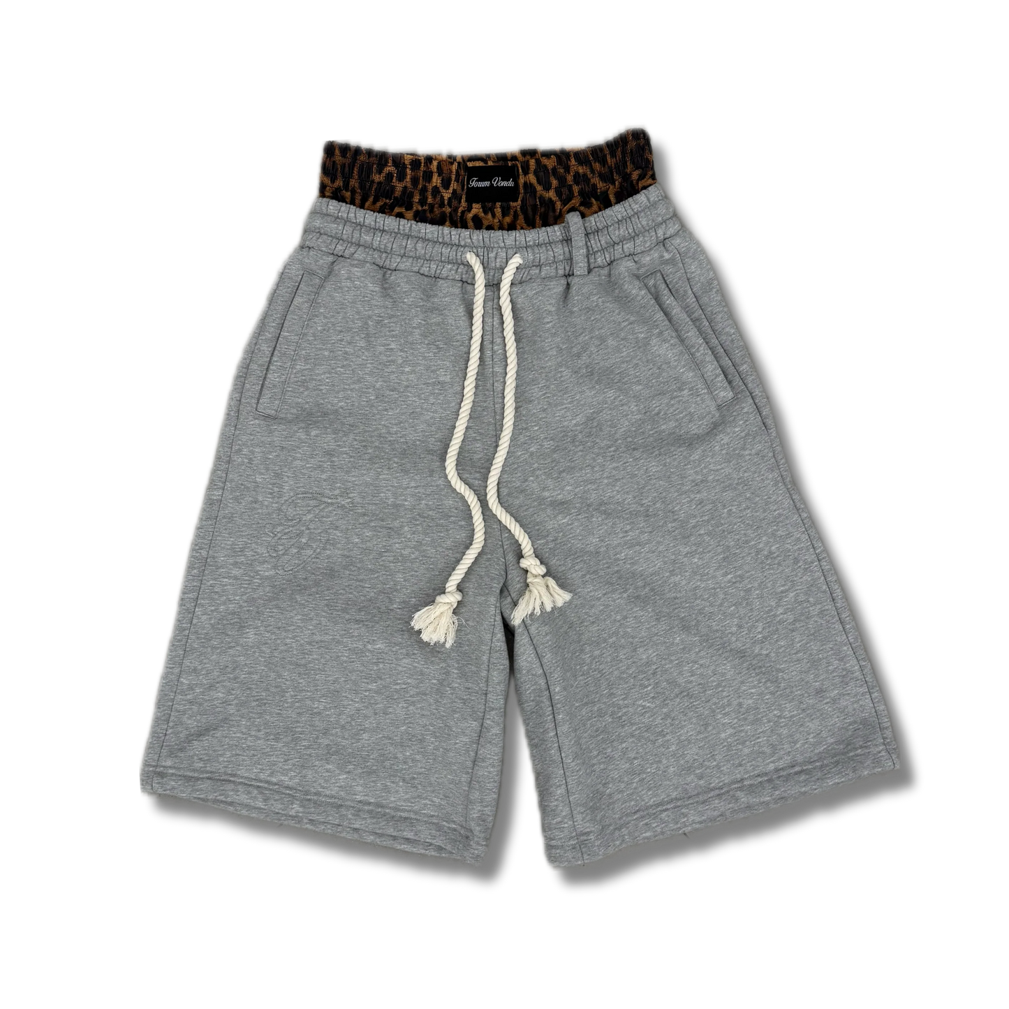 Thick cotton long-sleeved shorts
