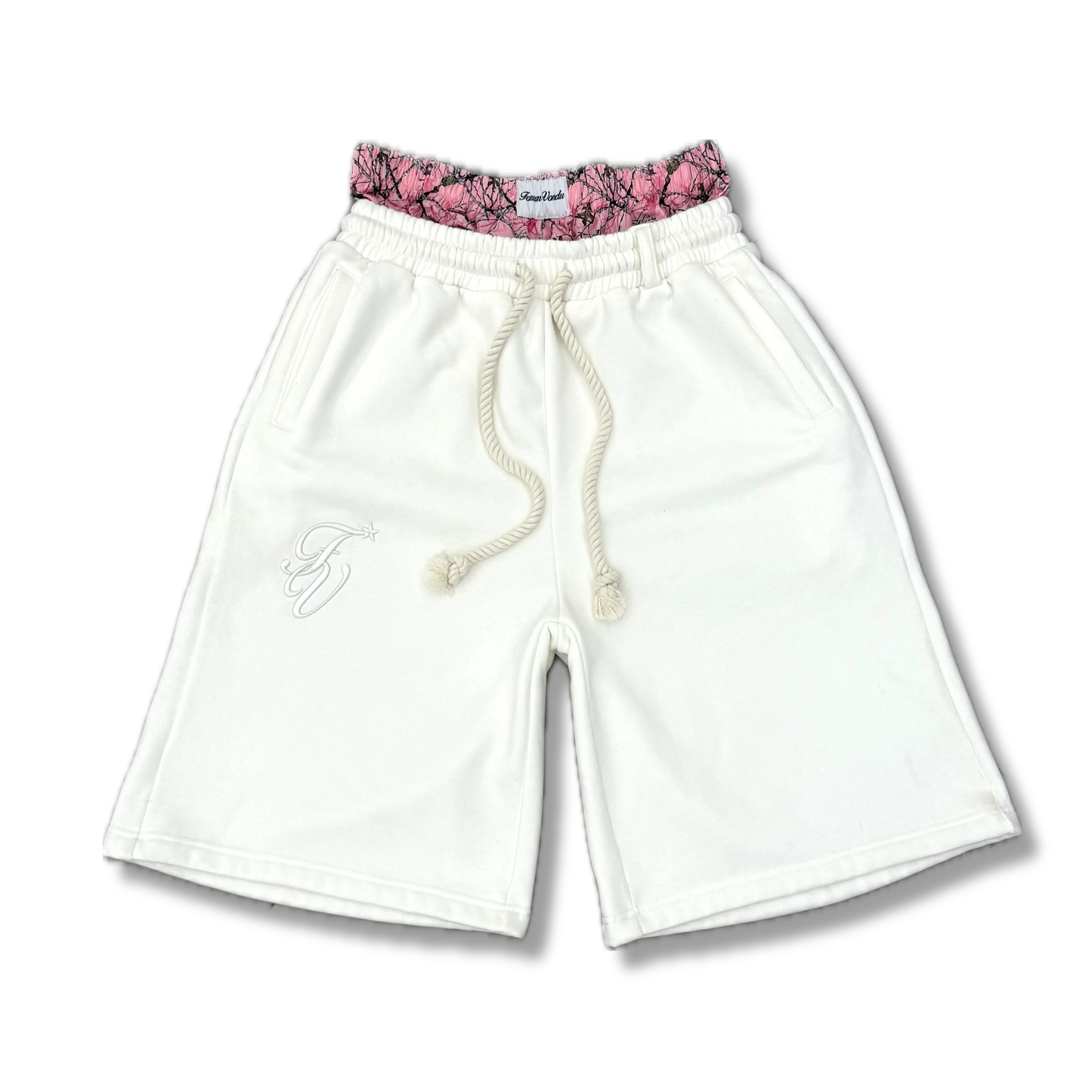 Thick cotton long-sleeved shorts