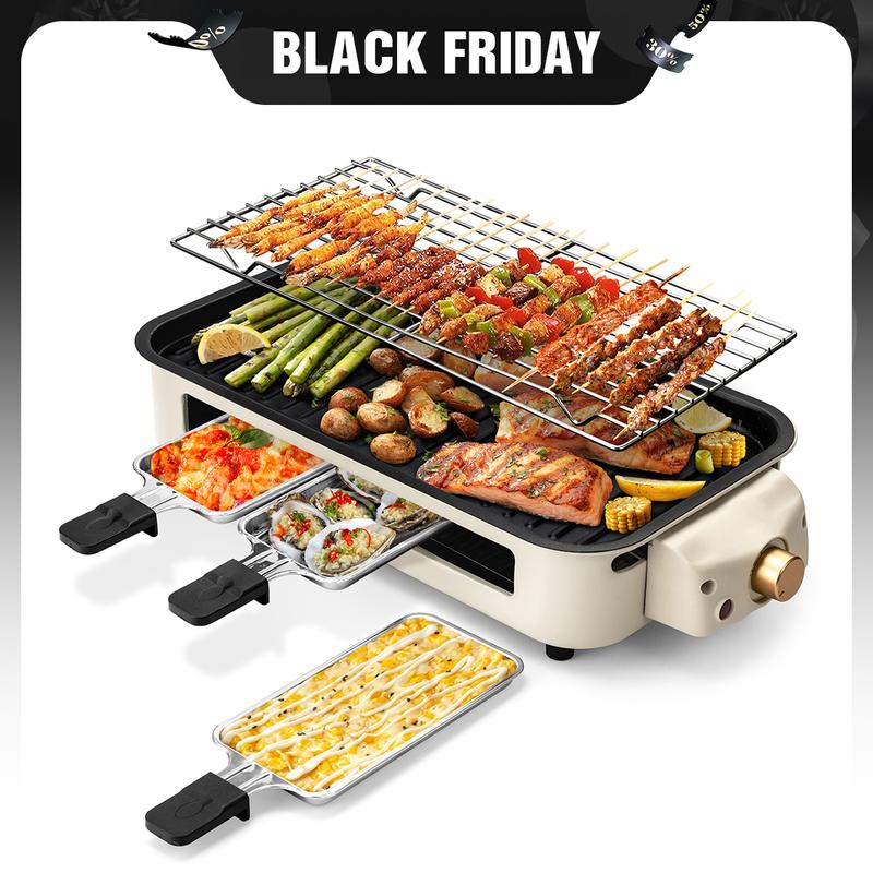 Electric 2-in-1 Indoor Grill