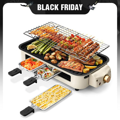 Electric 2-in-1 Indoor Grill