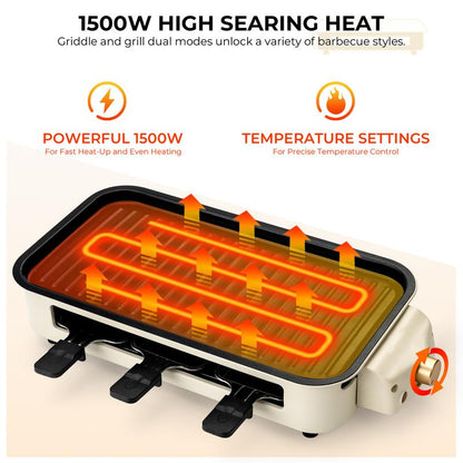 Electric 2-in-1 Indoor Grill