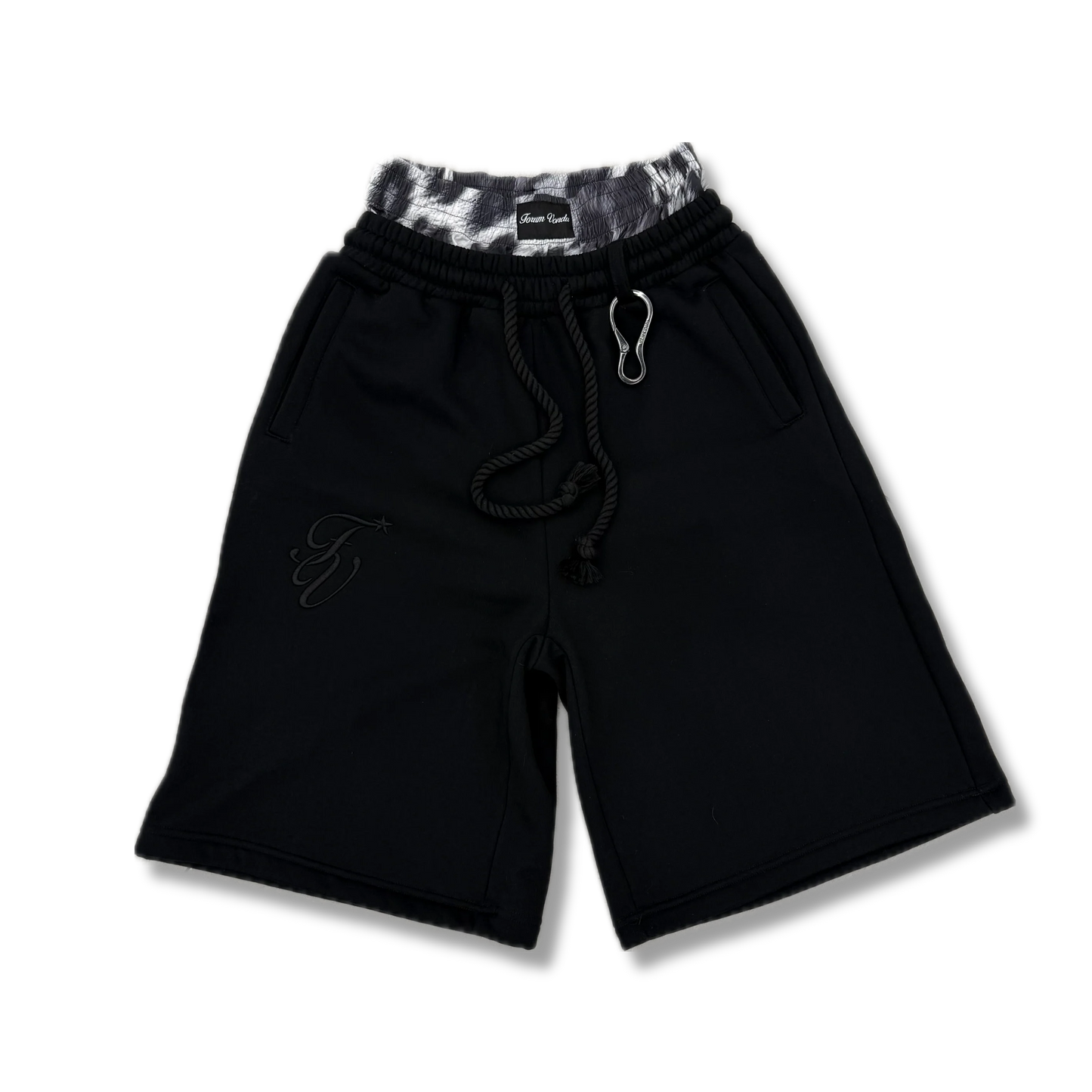 Thick cotton long-sleeved shorts