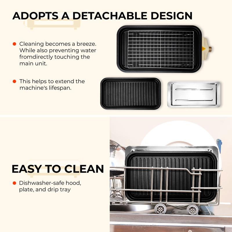 Electric 2-in-1 Indoor Grill